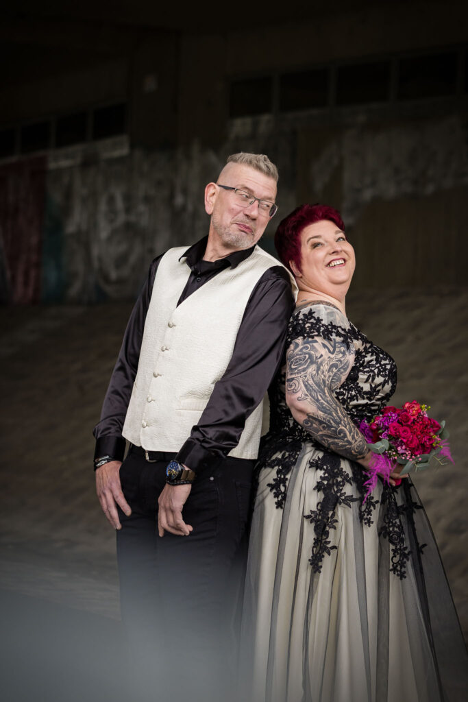 Martina – Ihr Friseur war die Friseurin von Marion auf ihrer Hochzeit mit einer ganz besonderen Haarfarbe.