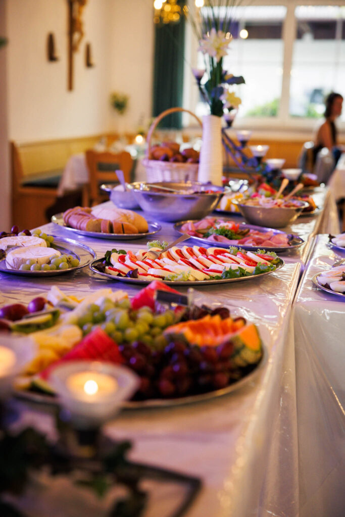 Vorspeisenbuffet im Daferner.