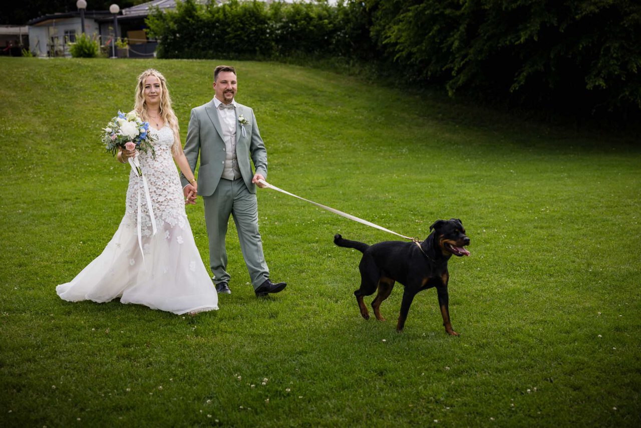 Brautpaarshooting am Pucher Meer