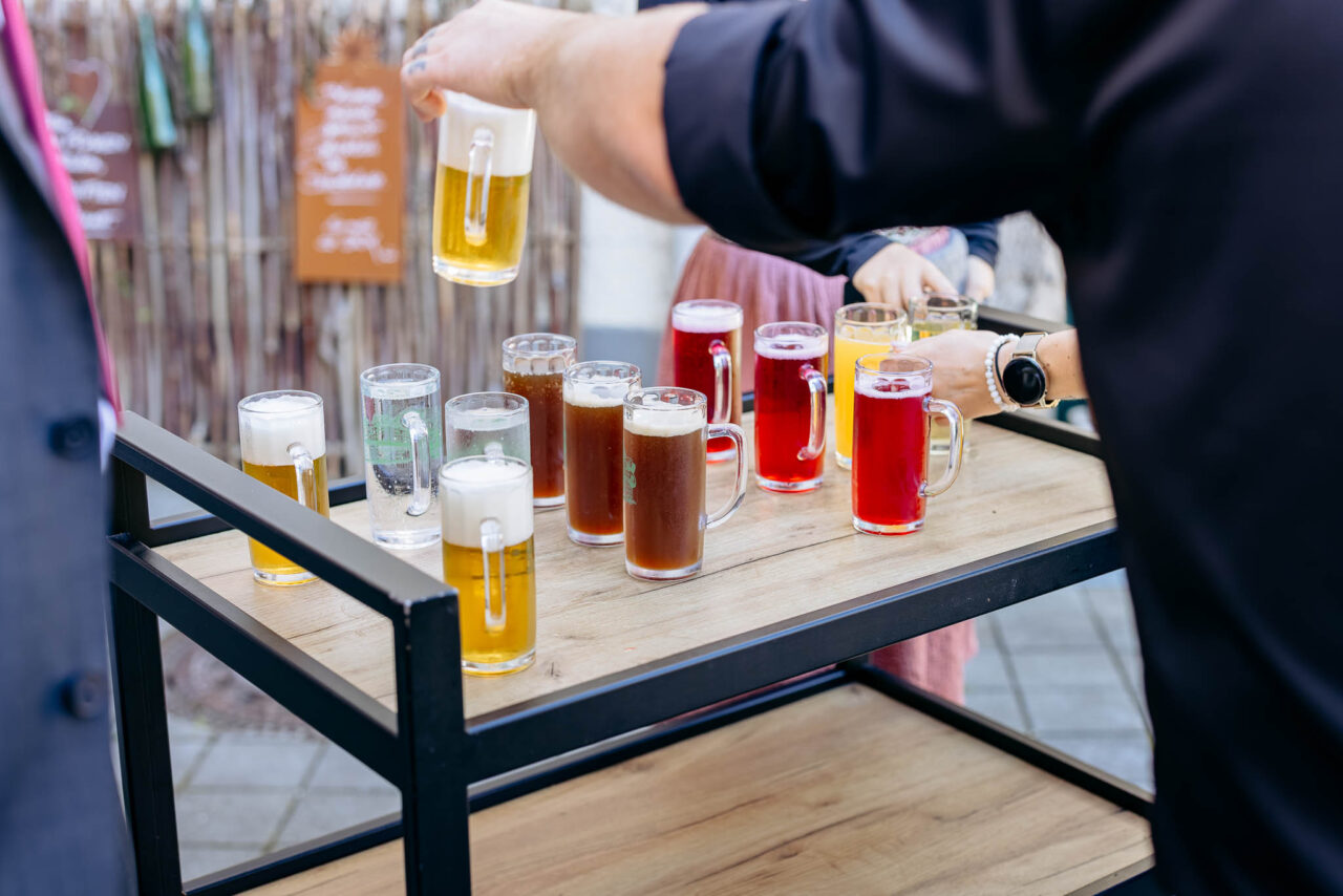 Sektempfang im Landgasthof Rockermeier Getränke