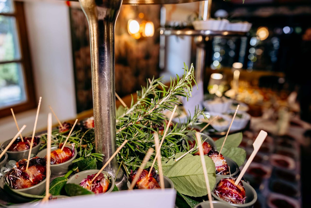 Hochzeit Häppchen Buffet im Rabenwirt Pullach