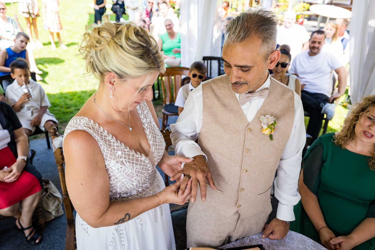 Ringtausch im Pfarrhof Unterbrunn