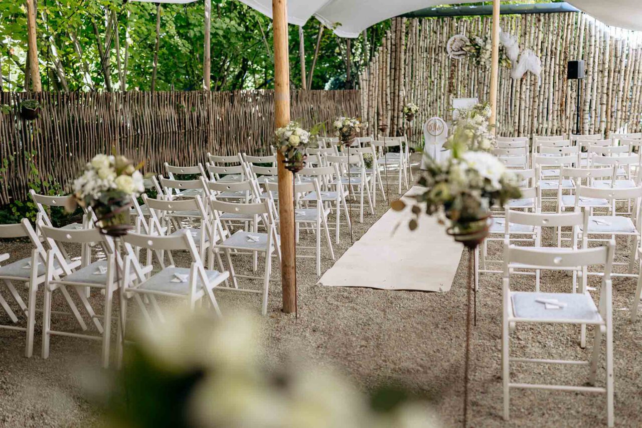 Bereich der freien Trauung beim Rockermeier in Unterpindhart